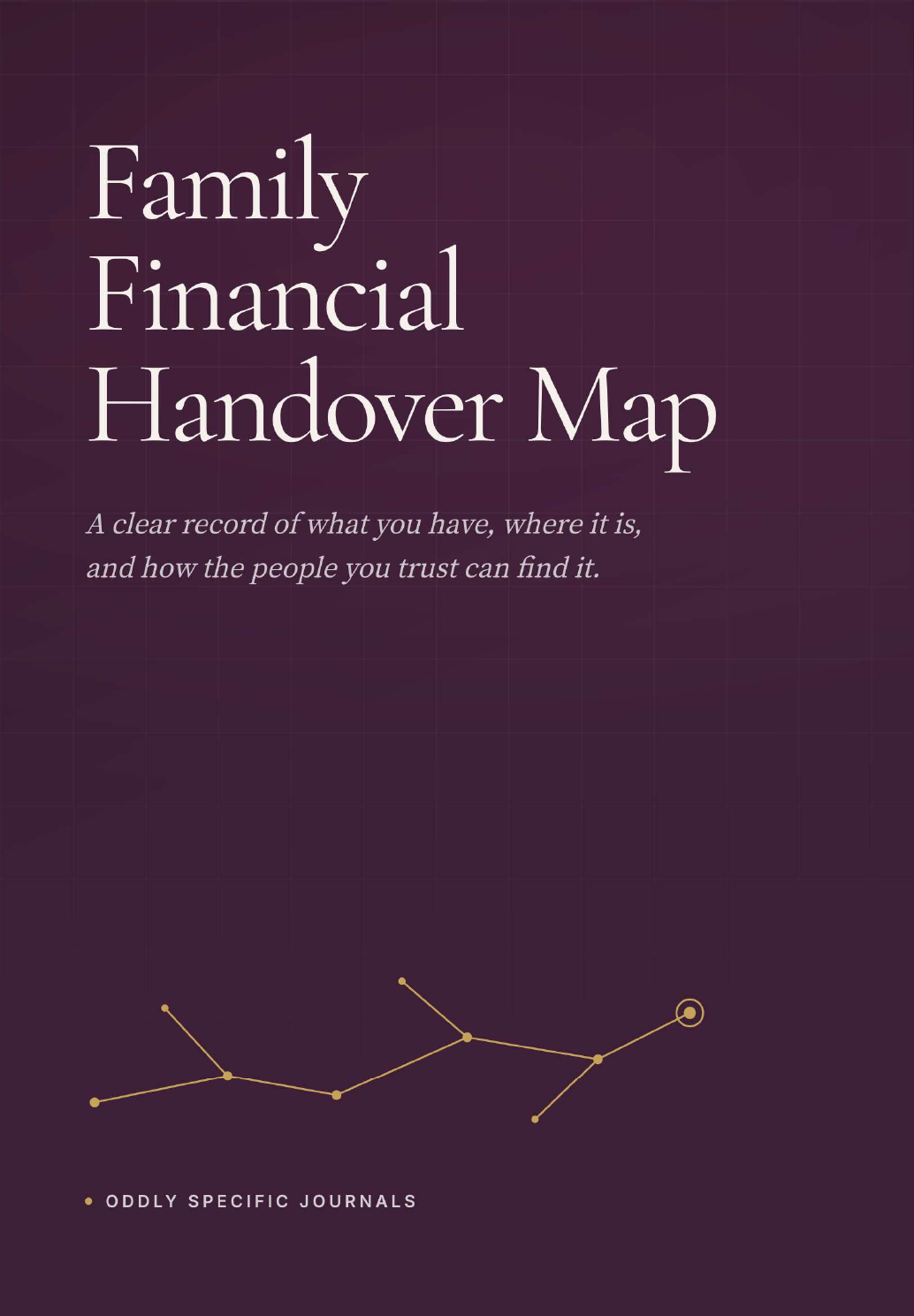 Family Financial Handover Map cover